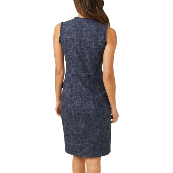 J. McLaughlin- Pia Dress Sleeveless Blue Button-Down Dress Sz 2 - Picture 2 of 9